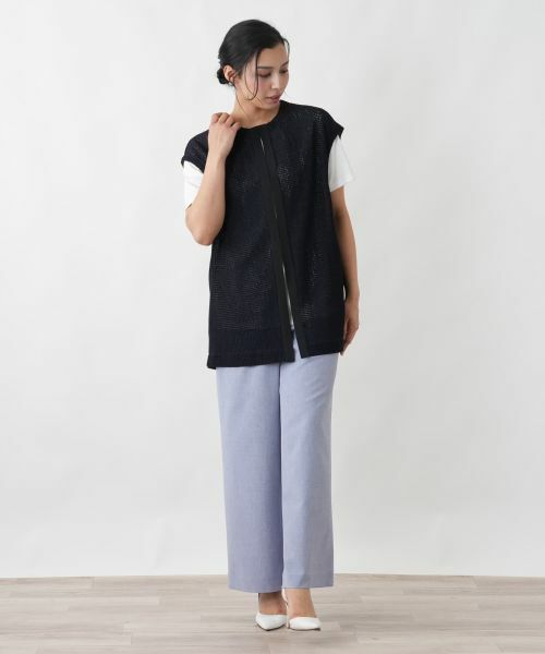 Leilian PLUS HOUSE / レリアンプラスハウス テーラードジャケット | ベスト【ROCHAS Premiere】 | 詳細1