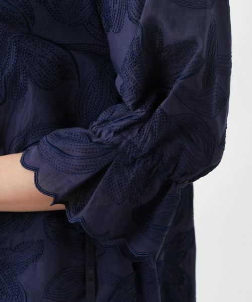 Leilian PLUS HOUSE / レリアンプラスハウス テーラードジャケット | 刺繍ノーカラージャケット【ROCHAS Premiere】 | 詳細10