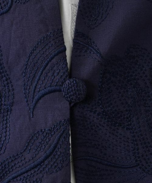 Leilian PLUS HOUSE / レリアンプラスハウス テーラードジャケット | 刺繍ノーカラージャケット【ROCHAS Premiere】 | 詳細13