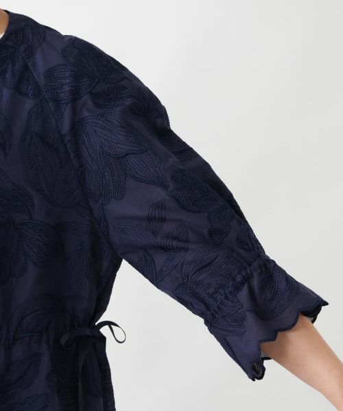 Leilian PLUS HOUSE / レリアンプラスハウス テーラードジャケット | 刺繍ノーカラージャケット【ROCHAS Premiere】 | 詳細9