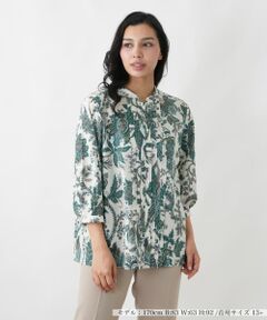 Leilian PLUS HOUSE / レリアンプラスハウス シャツ・ブラウス | 羽織ブラウス【ROCHAS Premiere】