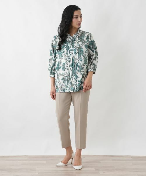 Leilian PLUS HOUSE / レリアンプラスハウス シャツ・ブラウス | 羽織ブラウス【ROCHAS Premiere】 | 詳細1