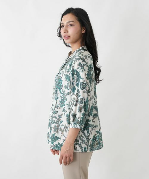 Leilian PLUS HOUSE / レリアンプラスハウス シャツ・ブラウス | 羽織ブラウス【ROCHAS Premiere】 | 詳細5