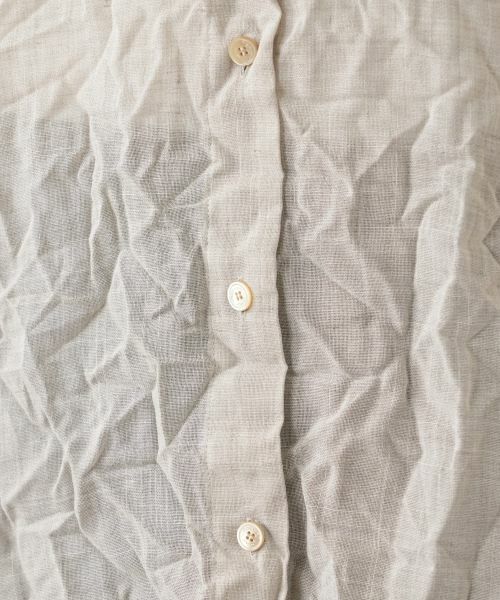 Leilian PLUS HOUSE / レリアンプラスハウス シャツ・ブラウス | 楊柳風バンドカラーシャツ【ROCHAS Premiere】 | 詳細15