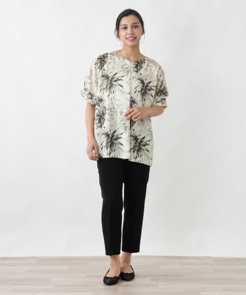 Leilian PLUS HOUSE / レリアンプラスハウス シャツ・ブラウス | ブラウス【ROCHAS Premiere】 | 詳細1