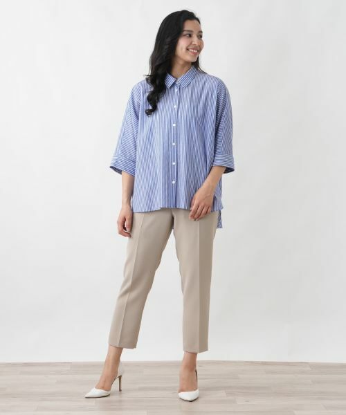 Leilian PLUS HOUSE / レリアンプラスハウス シャツ・ブラウス | 羽織ブラウス【ROCHAS Premiere】 | 詳細1