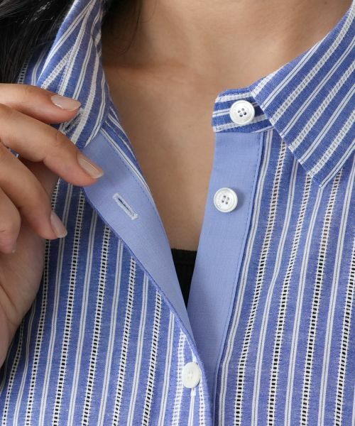 Leilian PLUS HOUSE / レリアンプラスハウス シャツ・ブラウス | 羽織ブラウス【ROCHAS Premiere】 | 詳細9