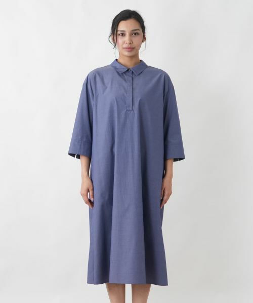 Leilian PLUS HOUSE / レリアンプラスハウス ドレス | スリットカフスシャツワンピース【プラス企画】 | 詳細4
