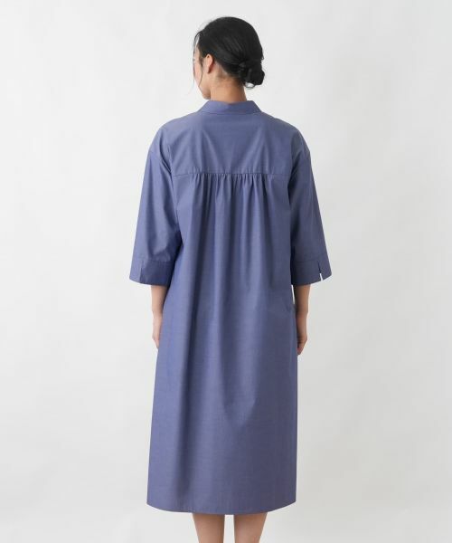 Leilian PLUS HOUSE / レリアンプラスハウス ドレス | スリットカフスシャツワンピース【プラス企画】 | 詳細6