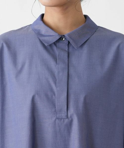 Leilian PLUS HOUSE / レリアンプラスハウス ドレス | スリットカフスシャツワンピース【プラス企画】 | 詳細7