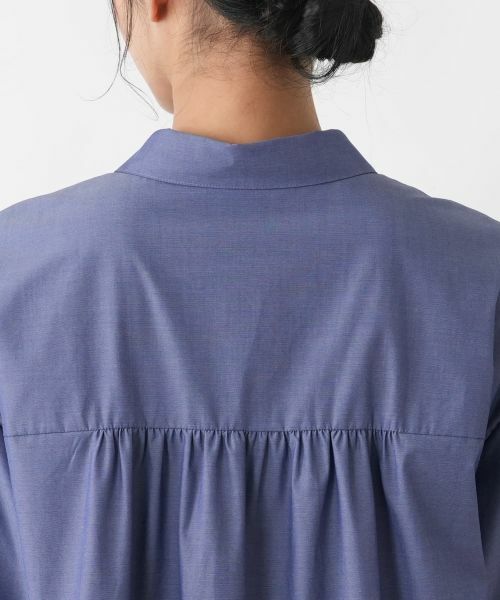 Leilian PLUS HOUSE / レリアンプラスハウス ドレス | スリットカフスシャツワンピース【プラス企画】 | 詳細8