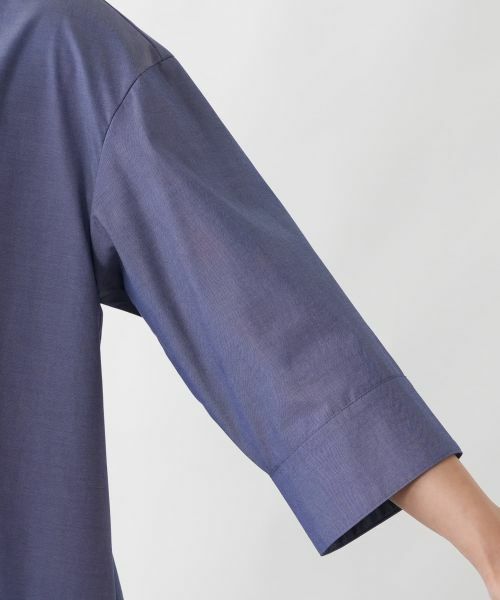 Leilian PLUS HOUSE / レリアンプラスハウス ドレス | スリットカフスシャツワンピース【プラス企画】 | 詳細9