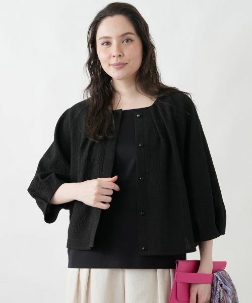 Leilian PLUS HOUSE / レリアンプラスハウス シャツ・ブラウス | 羽織ブラウス | 詳細1