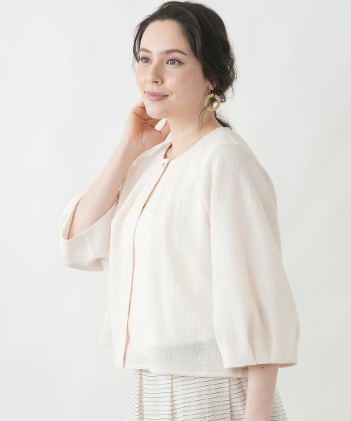 Leilian PLUS HOUSE / レリアンプラスハウス シャツ・ブラウス | 羽織ブラウス | 詳細13