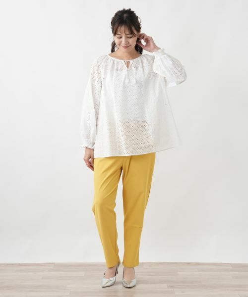 Leilian PLUS HOUSE / レリアンプラスハウス シャツ・ブラウス | ブラウス【Leilian WHITE LABEL】 | 詳細1