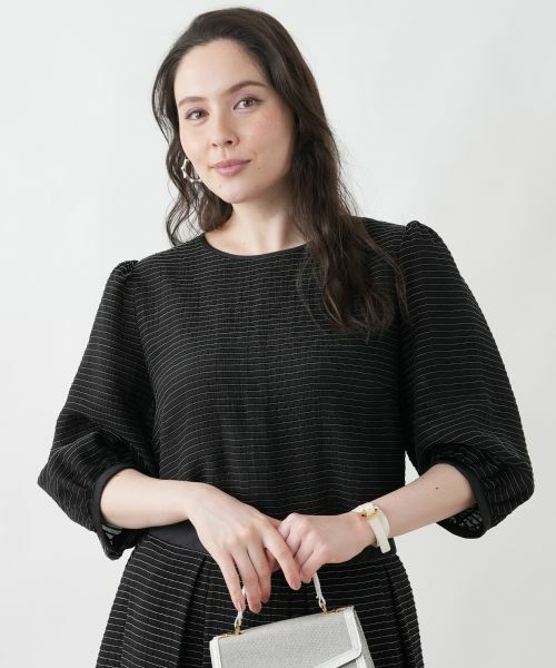 Leilian PLUS HOUSE / レリアンプラスハウス シャツ・ブラウス | ブラウス（ブラック）