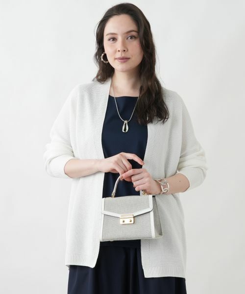 Leilian PLUS HOUSE / レリアンプラスハウス カーディガン・ボレロ | オープンフロントカーディガン | 詳細12