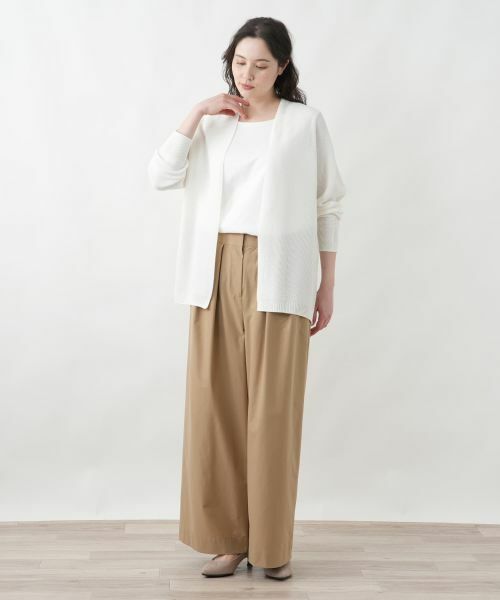 Leilian PLUS HOUSE / レリアンプラスハウス カーディガン・ボレロ | オープンフロントカーディガン | 詳細17
