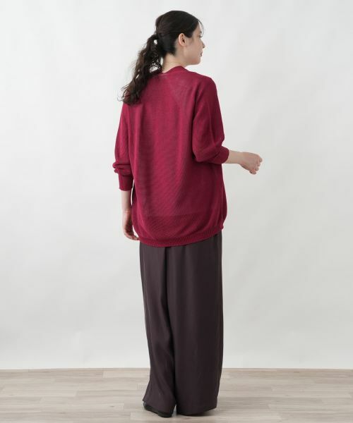 Leilian PLUS HOUSE / レリアンプラスハウス カーディガン・ボレロ | オープンフロントカーディガン | 詳細3