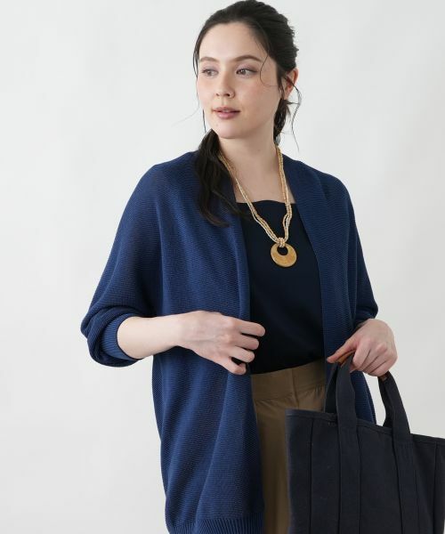 Leilian PLUS HOUSE / レリアンプラスハウス カーディガン・ボレロ | オープンフロントカーディガン | 詳細4