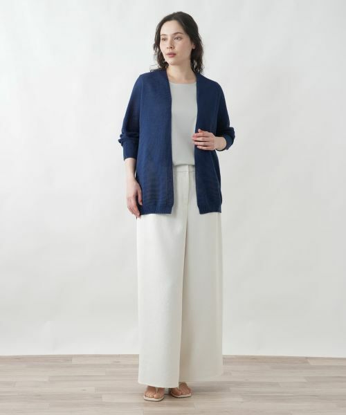 Leilian PLUS HOUSE / レリアンプラスハウス カーディガン・ボレロ | オープンフロントカーディガン | 詳細9