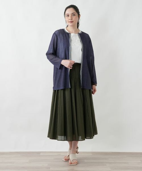 Leilian PLUS HOUSE / レリアンプラスハウス シャツ・ブラウス | 羽織ブラウス | 詳細3