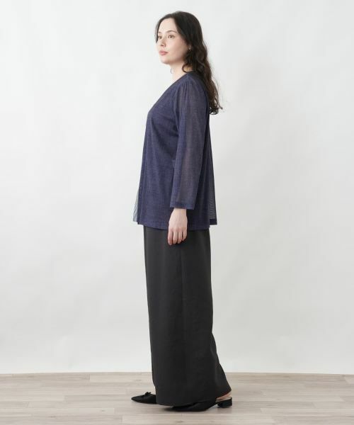 Leilian PLUS HOUSE / レリアンプラスハウス シャツ・ブラウス | 羽織ブラウス | 詳細6