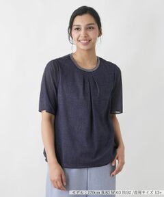 Leilian PLUS HOUSE / レリアンプラスハウス カットソー | パワーネットカットソー