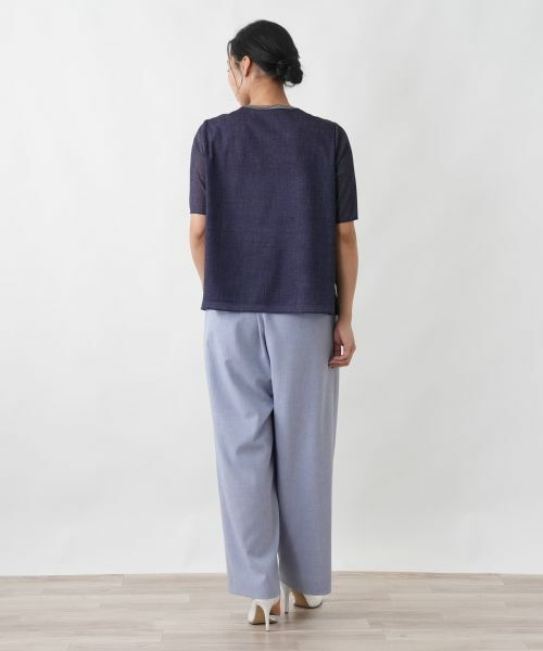 Leilian PLUS HOUSE / レリアンプラスハウス カットソー | パワーネットカットソー | 詳細3