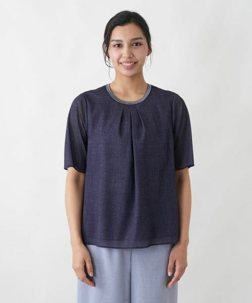 Leilian PLUS HOUSE / レリアンプラスハウス カットソー | パワーネットカットソー | 詳細4