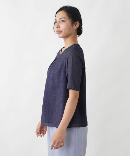 Leilian PLUS HOUSE / レリアンプラスハウス カットソー | パワーネットカットソー | 詳細5