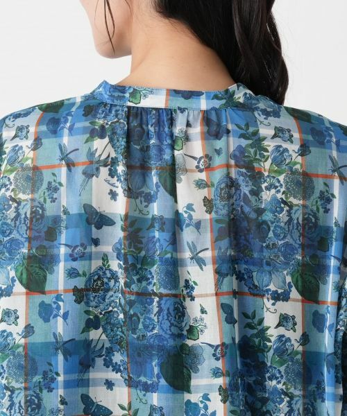 Leilian PLUS HOUSE / レリアンプラスハウス シャツ・ブラウス | フラワープリントブラウス | 詳細14