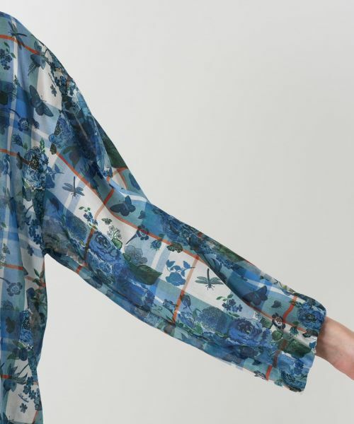 Leilian PLUS HOUSE / レリアンプラスハウス シャツ・ブラウス | フラワープリントブラウス | 詳細15