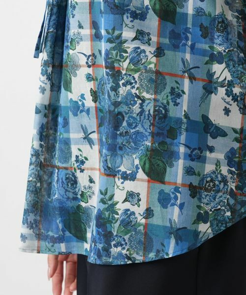 Leilian PLUS HOUSE / レリアンプラスハウス シャツ・ブラウス | フラワープリントブラウス | 詳細16