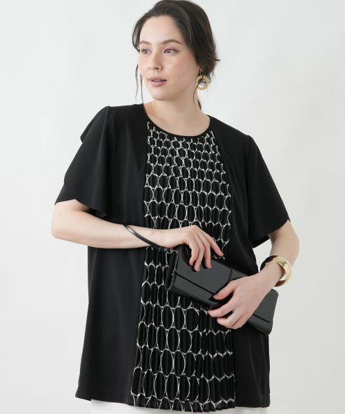 Leilian PLUS HOUSE / レリアンプラスハウス カットソー | カットソー（ブラック）