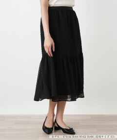 Leilian PLUS HOUSE / レリアンプラスハウス ミニ・ひざ丈スカート | フレアスカート【BOURGE】