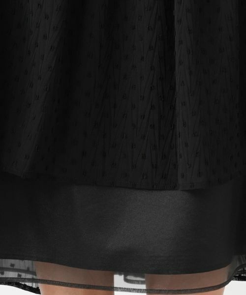 Leilian PLUS HOUSE / レリアンプラスハウス ミニ・ひざ丈スカート | フレアスカート【BOURGE】 | 詳細10
