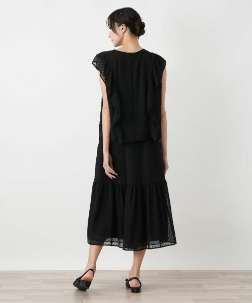 Leilian PLUS HOUSE / レリアンプラスハウス ミニ・ひざ丈スカート | フレアスカート【BOURGE】 | 詳細3