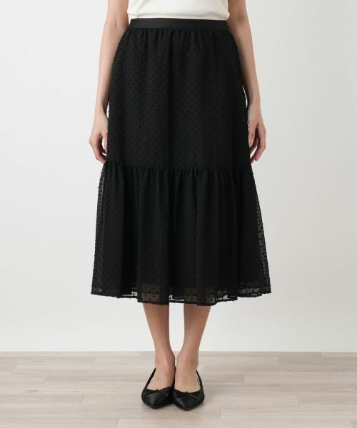 Leilian PLUS HOUSE / レリアンプラスハウス ミニ・ひざ丈スカート | フレアスカート【BOURGE】 | 詳細5