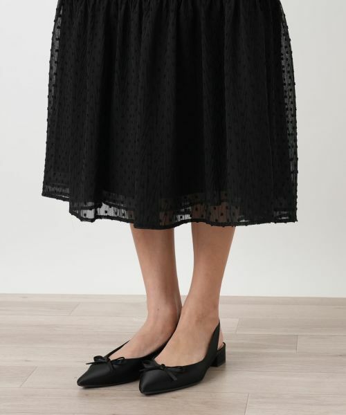 Leilian PLUS HOUSE / レリアンプラスハウス ミニ・ひざ丈スカート | フレアスカート【BOURGE】 | 詳細9