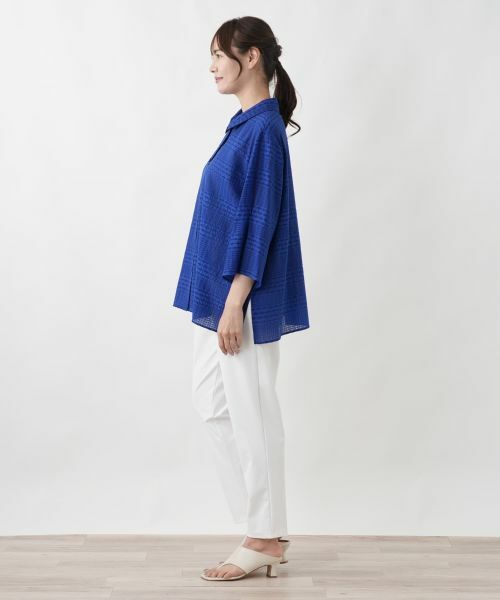 Leilian PLUS HOUSE / レリアンプラスハウス シャツ・ブラウス | 羽織ブラウス【Leilian WHITE LABEL】 | 詳細8