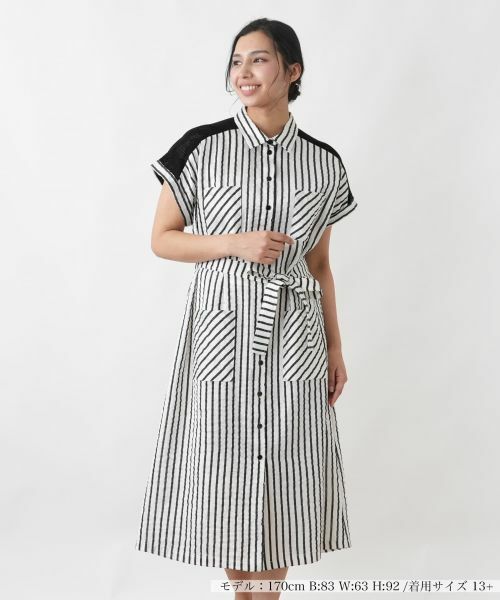 Leilian PLUS HOUSE / レリアンプラスハウス ドレス | ワンピース【SHE'S SO】（ブラック）