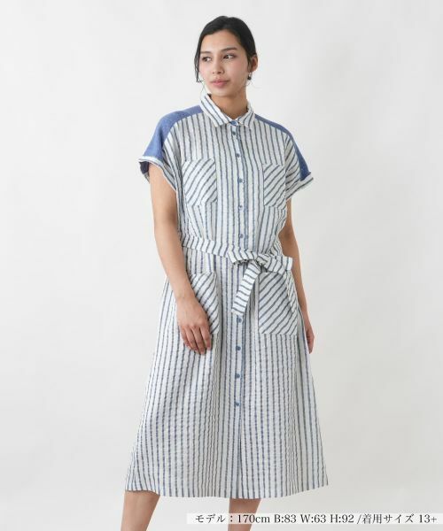 Leilian PLUS HOUSE / レリアンプラスハウス ドレス | ワンピース【SHE'S SO】（ロイヤルブルー）