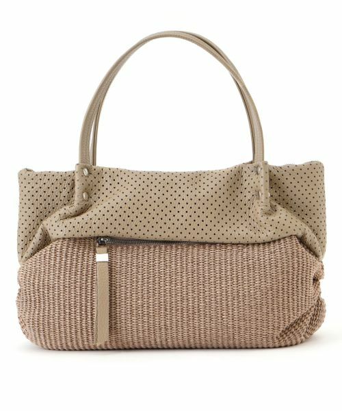 Leilian PLUS HOUSE / レリアンプラスハウス ハンドバッグ | バッグ【LANZETTI】（キャメル）