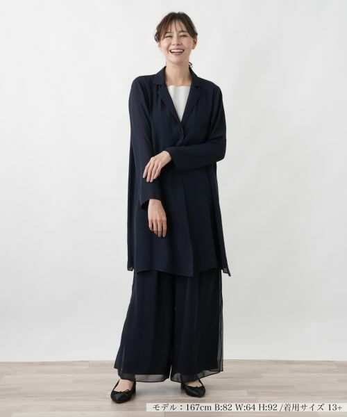 Leilian PLUS HOUSE / レリアンプラスハウス テーラードジャケット | ジャケット（ネイビー）