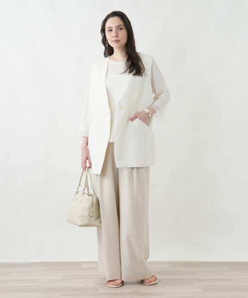 Leilian PLUS HOUSE / レリアンプラスハウス テーラードジャケット | ベスト【Leilian WHITE LABEL】 | 詳細6
