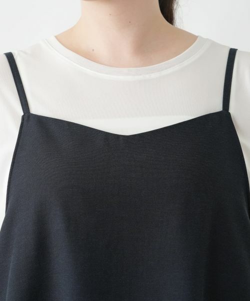 Leilian PLUS HOUSE / レリアンプラスハウス ロング・マキシ丈ワンピース | ジャンパースカート【Leilian WHITE LABEL】 | 詳細10