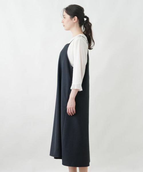 Leilian PLUS HOUSE / レリアンプラスハウス ロング・マキシ丈ワンピース | ジャンパースカート【Leilian WHITE LABEL】 | 詳細8