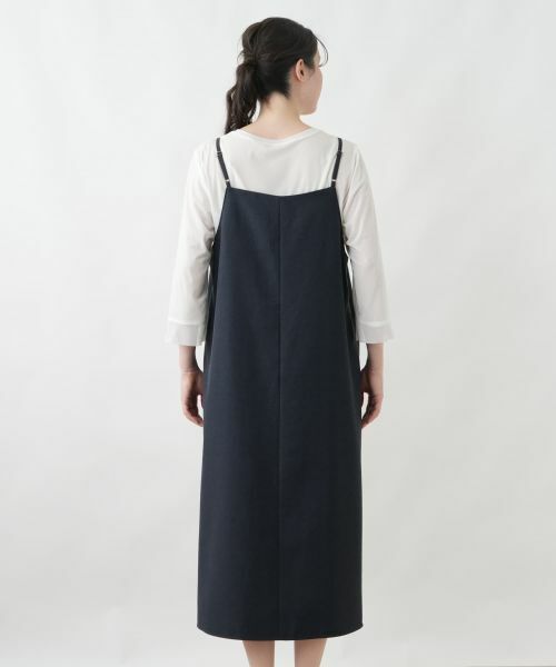 Leilian PLUS HOUSE / レリアンプラスハウス ロング・マキシ丈ワンピース | ジャンパースカート【Leilian WHITE LABEL】 | 詳細9