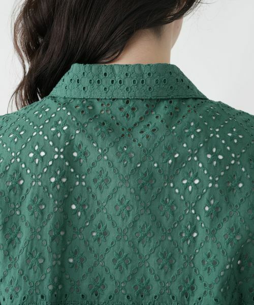 Leilian PLUS HOUSE / レリアンプラスハウス シャツ・ブラウス | カットワークチュニックブラウス【Leilian WHITE LABEL】 | 詳細14